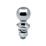 Packaged Trailer Hitch Ball 1-7/8" x 3/4" x 1-1/2" 2000 lbs. Chrome Tow Ball