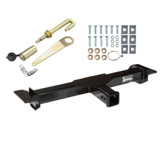 Front Mount Trailer Tow Hitch For 88-00 Chevy GMC C/K 1500 2500 3500 Suburban Yukon Tahoe w/ J-Pin Anti-Rattle Lock