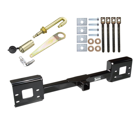 Front Mount Trailer Tow Hitch For 99-07 Ford F-250 F-350 F-450 F-550 Excursion w/ J-Pin Anti-Rattle Lock