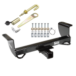 Front Mount Trailer Tow Hitch For 01-05 Ford Ranger Mazda B2300 B2500 B3000 B4000 w/ J-Pin Anti-Rattle Lock