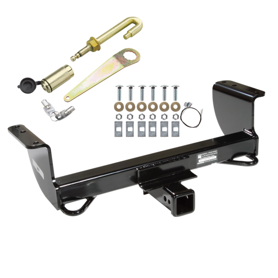 Front Mount Trailer Tow Hitch For 01-05 Ford Ranger Mazda B2300 B2500 B3000 B4000 w/ J-Pin Anti-Rattle Lock