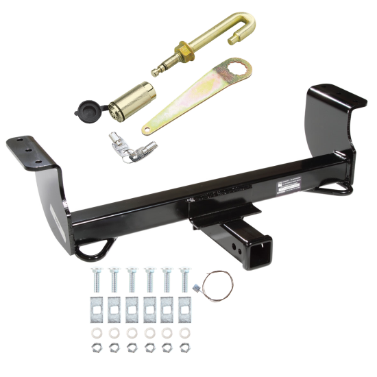 Front Mount Trailer Tow Hitch For 02-05 Dodge Ram 1500 w/ J-Pin Anti-Rattle Lock