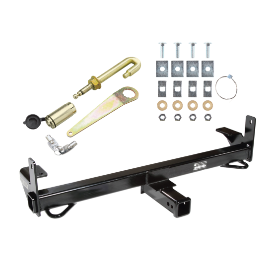 Front Mount Trailer Tow Hitch For 03-09 Dodge Ram 2500 3500 w/ J-Pin Anti-Rattle Lock