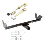 Front Mount Trailer Tow Hitch For 08-24 Ford F-250 F-350 F-450 F-550 w/ J-Pin Anti-Rattle Lock