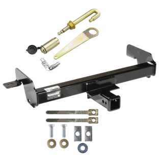 Front Mount Trailer Tow Hitch For 07-10 Chevy Silverado GMC Sierra 2500 3500 HD w/ J-Pin Anti-Rattle Lock