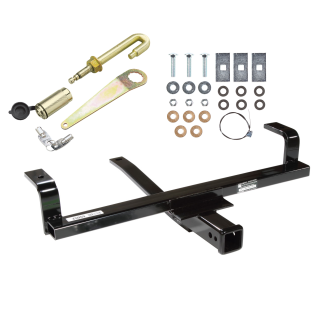 Front Mount Trailer Tow Hitch For 07-14 Chevy Silverado Sierra 1500 Suburban Avalanche Tahoe Yukon w/ J-Pin Anti-Rattle Lock