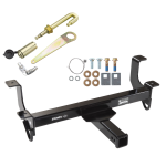 Front Mount Trailer Tow Hitch For 09-14 Dodge Ram 10-21 RAM 1500 w/ J-Pin Anti-Rattle Lock