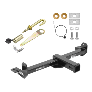 Front Mount Trailer Tow Hitch For 11-19 Chevy Silverado GMC Sierra 2500 3500 HD Except Denali w/ J-Pin Anti-Rattle Lock