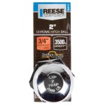 Reese 2" 3,500 lbs InterLock Trailer Hitch Tow Ball 3/4" Shank Diameter x 1-1/2" Shank Length