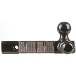 Reese Heavy Duty Triple Ball Trailer Hitch Ball Mount Fits 2" Tow Receiver 1-7/8" 2" and 2-5/16" Balls Black