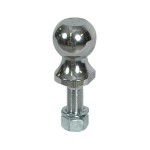 Reese 1-7/8" 2,000 lbs Trailer Hitch Tow Ball 3/4" Shank Diameter x 2-3/8" Shank Length Solid Steel Chrome