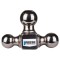 Reese Elite Black Nickel Triple Ball Trailer Hitch Ball Mount Fits 2" Tow Receiver 1-7/8" 2" and 2-5/16" Balls