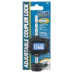 Reese Adjustable Trailer Tow Hitch Coupler Tongue Lock Fits  Most Couplers w/ 2 Keys 3/16" Pin Diameter Easy Access Adjusts from 5/8" to 3" Bulk