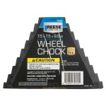 Reese Trailer Wheel Chock w/ Handle Reduces Trailer Roll Fits Most Trailer Wheels up to 31.5"