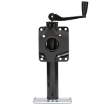 Reese 2K Black Topwind Snap Ring Swivel Trailer Jack, Corrosion Resistant