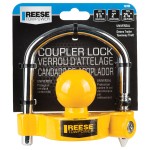 Reese Universal Trailer Tow Hitch Coupler Lock Fits 1-7/8 In 2 In and 2-5/16 In. Ball Couplers Distance Between Shackled Holes 4-1/2"