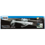 Reese 1000 lbs Trailer Jack, Zinc Wheel, Snap Ring Swivel, for Marine Use