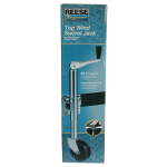 Reese 600 lbs Trailer Jack with 6 Inch Wheel, Zinc, for Marine and Boat Use