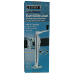 Reese 2K Snap Ring Swivel Trailer Jack, Topwind, Corrosion Resistant for Durability