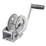 Fulton Trailer Winch 1100 lbs Capacity Clear Zinc