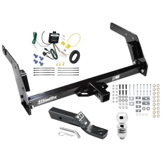 Trailer Tow Hitch For 84-88 Toyota Pickup Complete Package w/ Wiring and 2" Ball