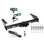 Trailer Tow Hitch For 92-00 Chevy GMC Yukon Suburban Tahoe Escalade Complete Package w/ Wiring and 2" Ball