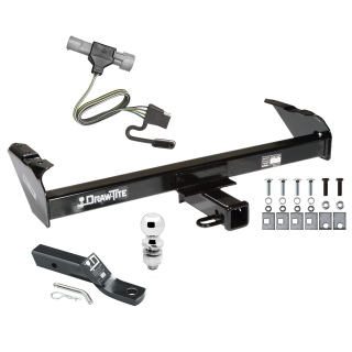 Trailer Tow Hitch For 87-96 Ford F150 F250 F350 97 Heavy Duty Complete Package w/ Wiring and 2" Ball