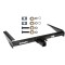 Trailer Tow Hitch For 93-98 Jeep Grand Cherokee ZJ Wagoneer Platform Style 2 Bike Rack w/ Anti Rattle Hitch Lock