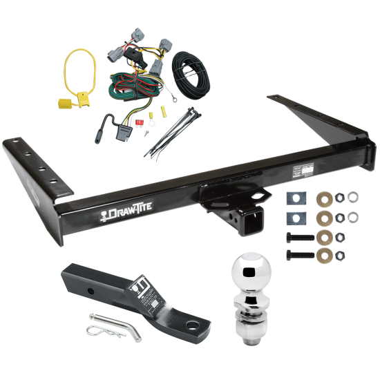 Trailer Tow Hitch For 94-98 Jeep Grand Cherokee ZJ Complete Package w/ Wiring and 2" Ball