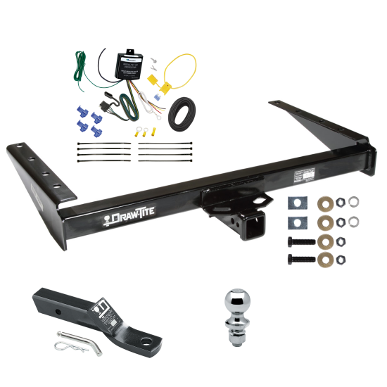 Trailer Tow Hitch For 1993 Jeep Grand Cherokee ZJ Grand Wagoneer Complete Package w/ Wiring and 1-7/8" Ball