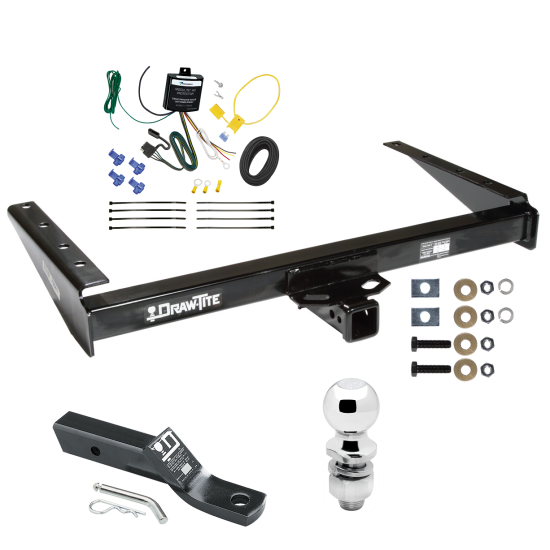 Trailer Tow Hitch For 1993 Jeep Grand Cherokee ZJ Grand Wagoneer Complete Package w/ Wiring and 2" Ball