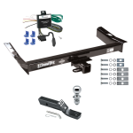 Trailer Tow Hitch For 95-03 Ford Windstar (Built Before 11/2002) Complete Package w/ Wiring and 1-7/8" Ball