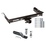 Trailer Tow Hitch For 95-03 Ford Windstar Receiver w/ 1-7/8" and 2" Ball