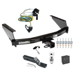 Trailer Tow Hitch For 97-03 Ford F150 2004 Heritage SuperCrew Flareside Deluxe Package Wiring 2" Ball and Lock