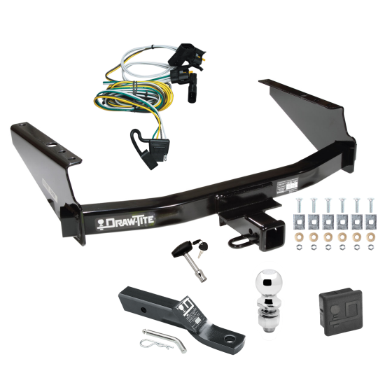 Trailer Tow Hitch For 97-03 Ford F150 2004 Heritage SuperCrew Flareside Deluxe Package Wiring 2" Ball and Lock