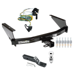 Trailer Tow Hitch For 97-03 Ford F150 2004 Heritage SuperCrew Flareside Complete Package w/ Wiring and 2" Ball