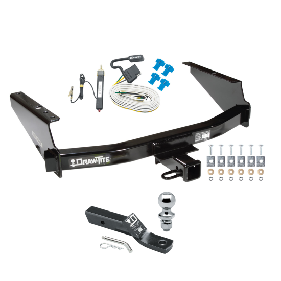 Trailer Tow Hitch For 97-03 F150 2004 Heritage Styleside 97-99 F250 Complete Package w/ Wiring and 1-7/8" Ball