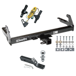 Trailer Tow Hitch For 87-94 Dodge Dakota Complete Package w/ Wiring and 1-7/8" Ball