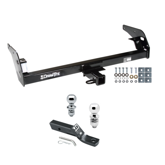 Trailer Tow Hitch For 95-04 Toyota Tacoma Receiver w/ 1-7/8" and 2" Ball