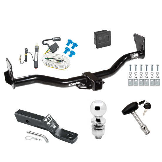 Trailer Tow Hitch For 95-05 Chevy Blazer Trailblazer GMC Jimmy Bravada Deluxe Package Wiring 2" Ball and Lock