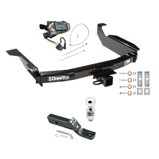 Trailer Tow Hitch For 98-03 Dodge Durango Complete Package w/ Wiring and 2" Ball