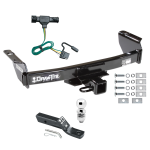 Trailer Tow Hitch For 86-92 Ford Ranger Except GT Complete Package w/ Wiring and 2" Ball