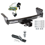 Trailer Tow Hitch For 00-03 Ford Ranger Complete Package w/ Wiring and 1-7/8" Ball