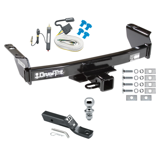 Trailer Tow Hitch For 04-11 Ford Ranger Complete Package w/ Wiring and 1-7/8" Ball