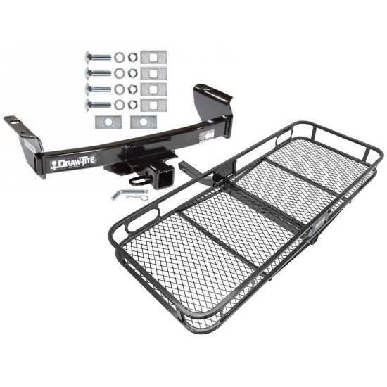 Trailer Tow Hitch For 83-12 Ford Ranger Mazda B Series 2" Towing Receiver Basket Cargo Carrier Platform w/ Hitch Pin