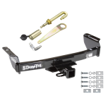 Trailer Tow Hitch For 83-12 Ford Ranger 94-10 Mazda B Series 2" Towing Receiver w/ J-Pin Anti-Rattle Lock