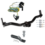 Trailer Tow Hitch For 01-03 Ford Explorer Sport Complete Package w/ Wiring and 1-7/8" Ball