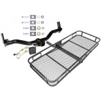 Trailer Tow Hitch For 91-03 Ford Explorer Navajo Mountaineer Basket Cargo Carrier Platform Hitch Lock and Cover