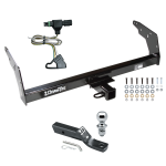 Trailer Tow Hitch For 96-97 Chevy S10 GMC Sonoma w/Non-Towing Bumper PKG w/ Wiring and 1-7/8" Ball