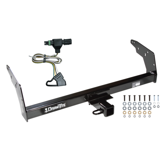 Trailer Tow Hitch For 96-97 Chevy S10 GMC Sonoma w/Non-Towing Bumper w/ Wiring Harness Kit